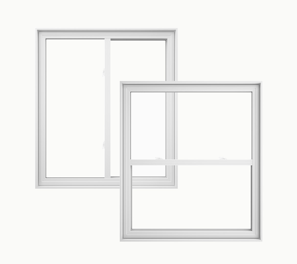 Fenêtre coulissante PVC Série 1000 — Collection St-Laurent