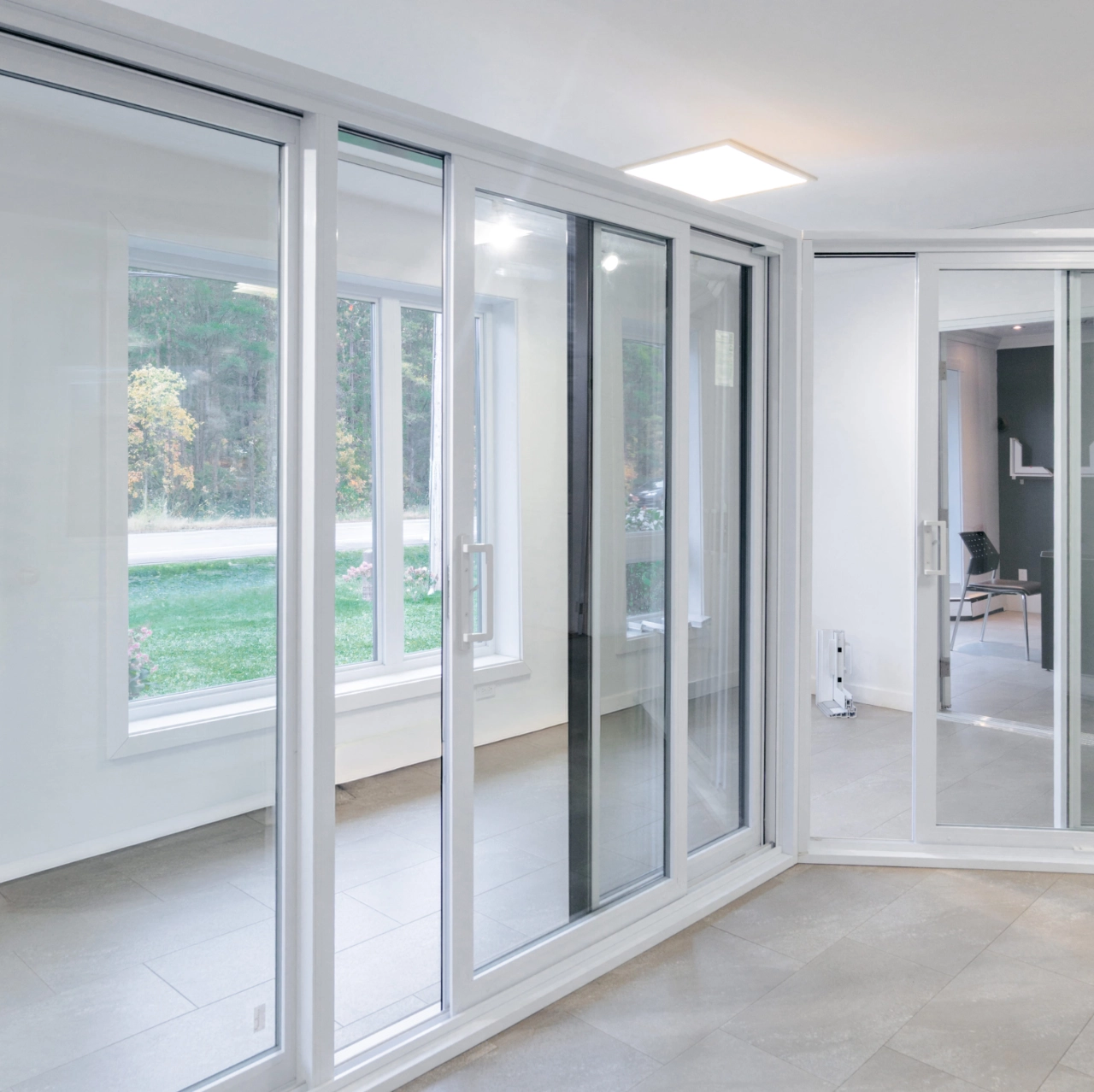Porte patio dans le showroom